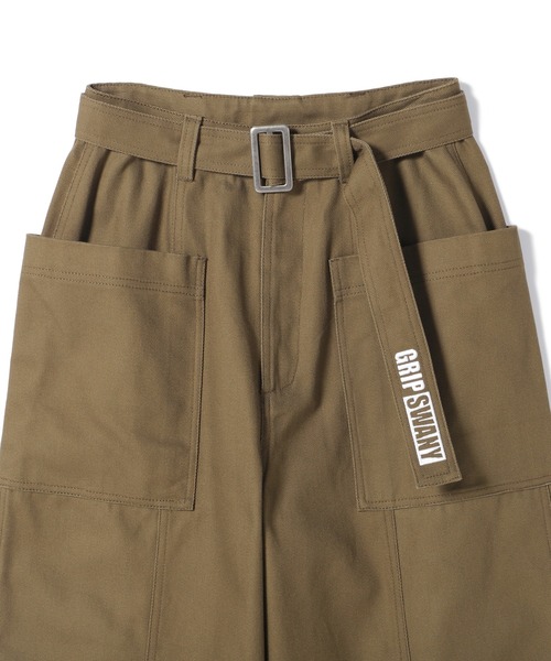 GRIP SWANY(グリップスワニー)の「【GSWP‐303】 WIDE DUCK PANTS(その他パンツ・レディース・オリーブ/ブラック・S/M)」の10枚目の写真