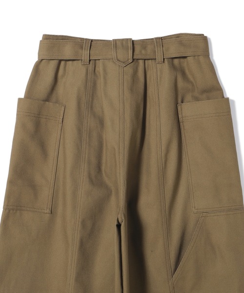 GRIP SWANY(グリップスワニー)の「【GSWP‐303】 WIDE DUCK PANTS(その他パンツ・レディース・オリーブ/ブラック・S/M)」の9枚目の写真