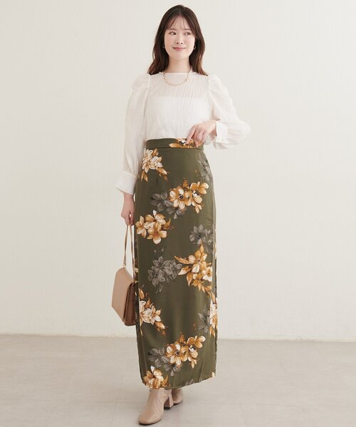 natural couture(ナチュラルクチュール)の「アソートパワショルブラウス(シャツ/ブラウス・レディース・ブラウン系その他/ブラウン/ブラック/オフホワイト/サックスブルー・FREE)」の7枚目の写真