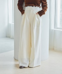 mysty woman | ウエストレース2タックパンツ 1095939(スラックス)