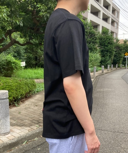 ｔｏｌｅｎｅ（トレネ）の「ワンポイントロゴ クルーネックTシャツ（Tシャツ/カットソー・メンズ・ホワイト/ブラック・3XL/2XL/XL/L）」の13枚目の写真