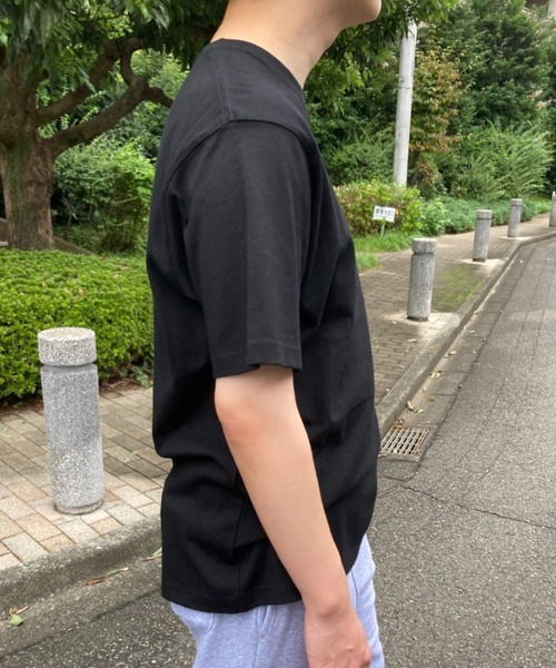 ｔｏｌｅｎｅ（トレネ）の「ワンポイントロゴ クルーネックTシャツ（Tシャツ/カットソー・メンズ・ホワイト/ブラック・3XL/2XL/XL/L）」の9枚目の写真