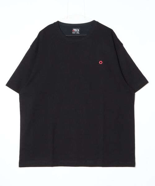 ｔｏｌｅｎｅ（トレネ）の「ワンポイントロゴ クルーネックTシャツ（Tシャツ/カットソー・メンズ・ホワイト/ブラック・3XL/2XL/XL/L）」の14枚目の写真