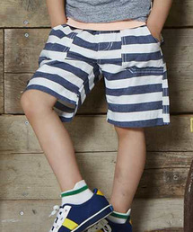 ボーダーハーフパンツ