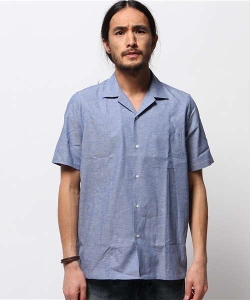 URBAN RESEARCH（アーバンリサーチ）の「UR TAILOR カポックシャンブレーイタリアンS/S（シャツ/ブラウス・メンズ・イエロー/レッド/ブルー・LARGE/MEDIUM）」の12枚目の写真