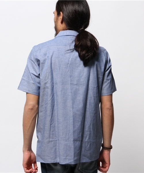 URBAN RESEARCH（アーバンリサーチ）の「UR TAILOR カポックシャンブレーイタリアンS/S（シャツ/ブラウス・メンズ・イエロー/レッド/ブルー・LARGE/MEDIUM）」の5枚目の写真