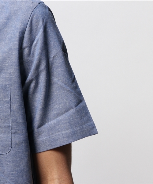 URBAN RESEARCH（アーバンリサーチ）の「UR TAILOR カポックシャンブレーイタリアンS/S（シャツ/ブラウス・メンズ・イエロー/レッド/ブルー・LARGE/MEDIUM）」の7枚目の写真