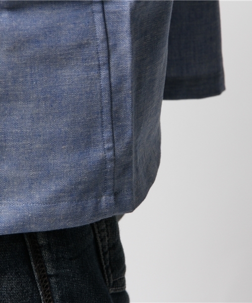 URBAN RESEARCH（アーバンリサーチ）の「UR TAILOR カポックシャンブレーイタリアンS/S（シャツ/ブラウス・メンズ・イエロー/レッド/ブルー・LARGE/MEDIUM）」の9枚目の写真