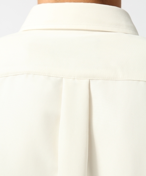 HARE(ハレ)の「モダールシャツ8分袖(HARE)(シャツ/ブラウス・メンズ・グリーン/オフホワイト/ブラック・LARGE/SMALL/MEDIUM)」の9枚目の写真