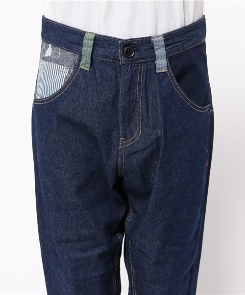 POU DOU DOU(プードゥドゥ)の「コットンサージチューリップと鳥裏プリントパンツ(その他パンツ・レディース・オフホワイト/ミント/インディゴブルー/ピンクベージュ・3/2)」の13枚目の写真