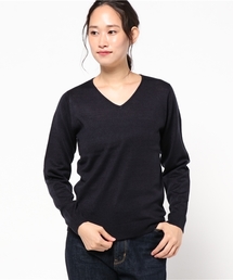 Re:EDIT | [リエディ]洗えるVネックハイゲージニットトップス[リエディオリジナル]トップス/ニットトップス(ニット/セーター)