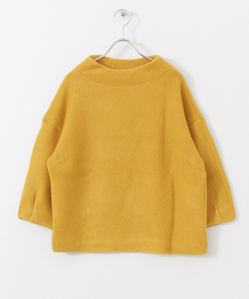 KBF（ケイビーエフ）の「KBF ハイネックソフトカットソー（Tシャツ/カットソー・レディース・ボルドー/チャコールグレー/グレー/イエロー・ONE）」の16枚目の写真