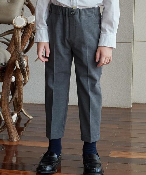 green label relaxing(グリーンレーベルリラクシング)の「■■■【KIDS】TW パンツ ◆(スーツパンツ・キッズ・グレー/ネイビー・115cm/125cm/105cm)」の2枚目の写真
