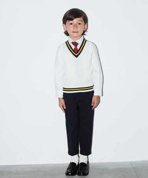 green label relaxing(グリーンレーベルリラクシング)の「■■■【KIDS】TW パンツ ◆(スーツパンツ・キッズ・グレー/ネイビー・115cm/125cm/105cm)」の4枚目の写真