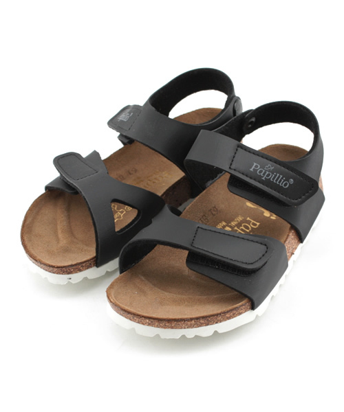 こども ビームス（コドモビームス）の「Papillio / BARI (15～21cm)（サンダル・キッズ・ブラック/ブラウン・24(15cm）/25(16)/26(16.5)/27(17)/28(18)/29(18.5)/30(19)/31(20)/32(20.5)/33(21)/34(22)）」の2枚目の写真