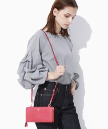 TOPKAPI | 角シボ型押し・お財布ショルダーバッグ(ショルダーバッグ)