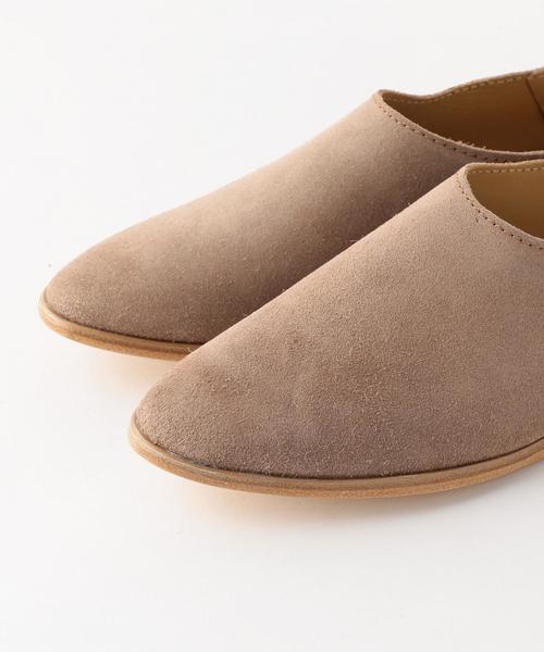 BEAUTY&YOUTH UNITED ARROWS（ビューティーアンドユースユナイテッドアローズ）の「【別注】＜CAMINANDO＞スエードバブーシュ ◆（その他シューズ・レディース・ブラック/ベージュ・7/6/8）」の7枚目の写真