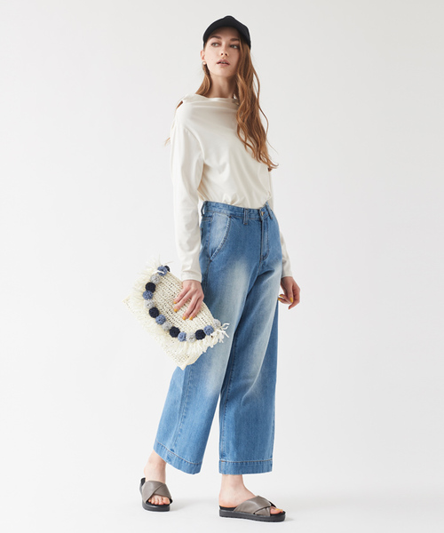 titivate（ティティベイト）の「ｸﾛｽ結びﾌﾗｯﾄｻﾝﾀﾞﾙ（サンダル・レディース・グレー/ホワイト/グリーン/ブラック/ベージュ/ネイビー・LL/L/M/S）」の17枚目の写真