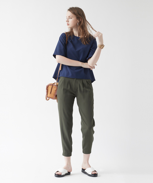 titivate（ティティベイト）の「ｸﾛｽ結びﾌﾗｯﾄｻﾝﾀﾞﾙ（サンダル・レディース・グレー/ホワイト/グリーン/ブラック/ベージュ/ネイビー・LL/L/M/S）」の19枚目の写真