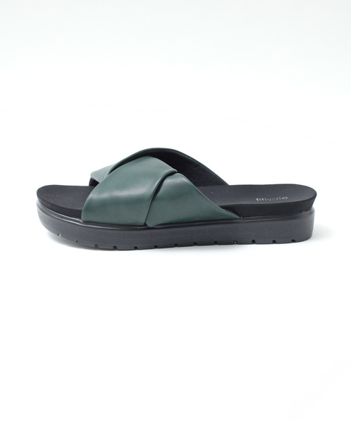 titivate（ティティベイト）の「ｸﾛｽ結びﾌﾗｯﾄｻﾝﾀﾞﾙ（サンダル・レディース・グレー/ホワイト/グリーン/ブラック/ベージュ/ネイビー・LL/L/M/S）」の22枚目の写真