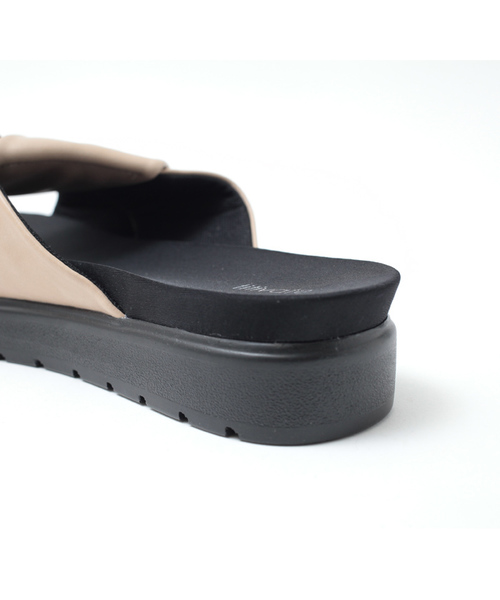 titivate（ティティベイト）の「ｸﾛｽ結びﾌﾗｯﾄｻﾝﾀﾞﾙ（サンダル・レディース・グレー/ホワイト/グリーン/ブラック/ベージュ/ネイビー・LL/L/M/S）」の15枚目の写真