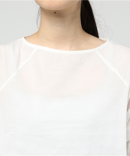 MERLOT(メルロー)の「コットンレースフレアスリーブブラウス587-4527(シャツ/ブラウス・レディース・ベージュ/オレンジ/ホワイト・FREE)」の9枚目の写真