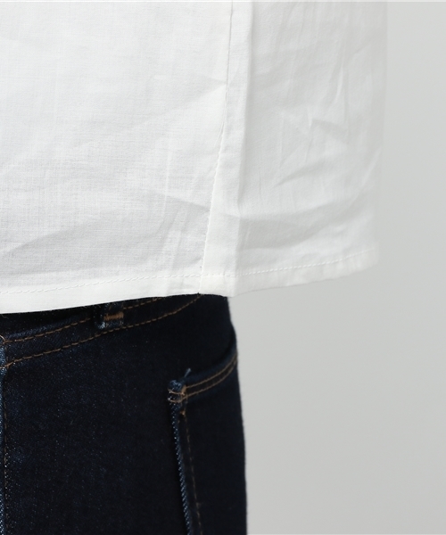 MERLOT(メルロー)の「コットンレースフレアスリーブブラウス587-4527(シャツ/ブラウス・レディース・ベージュ/オレンジ/ホワイト・FREE)」の4枚目の写真