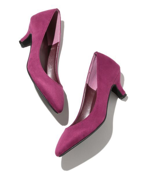 ROPE' PICNIC（ロペピクニック）の「【WEB.一部店舗限定35,40サイズ】ポインテッドトゥプレーンパンプス（パンプス・レディース・グレー/ネイビー/ピンク系その他2/ブラック/ワイン/グリーン系その他/キャメル・40/35/39/38/36/37）」の6枚目の写真