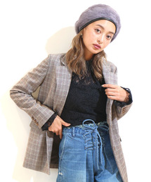 FREE'S MART | グレンチェックシングルテーラードジャケット(テーラードジャケット)