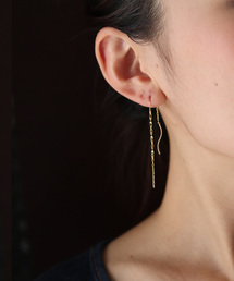 florist | リボンチェーンアメリカンピアス(ピアス（両耳用）)