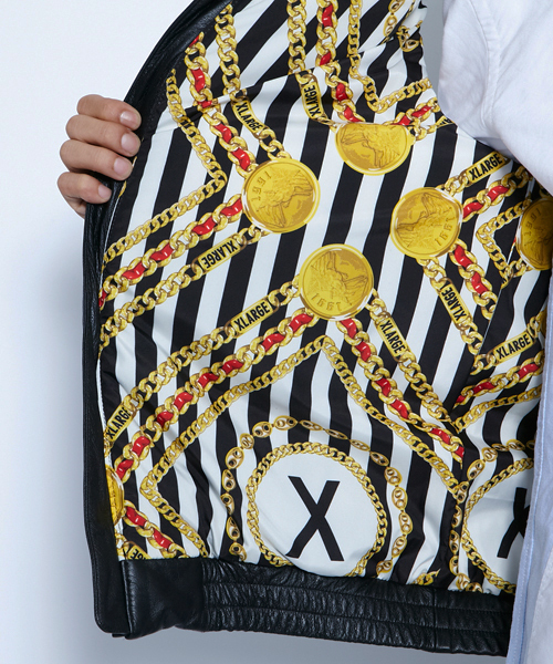 XLARGE(エクストララージ)の「LEATHER PUFF VEST(ベスト・メンズ・ブラック/レッド・SMALL/MEDIUM/LARGE/X-LARGE)」の3枚目の写真