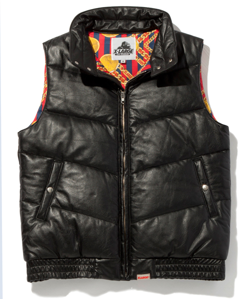 XLARGE(エクストララージ)の「LEATHER PUFF VEST(ベスト・メンズ・ブラック/レッド・SMALL/MEDIUM/LARGE/X-LARGE)」の8枚目の写真