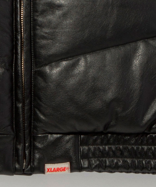 XLARGE(エクストララージ)の「LEATHER PUFF VEST(ベスト・メンズ・ブラック/レッド・SMALL/MEDIUM/LARGE/X-LARGE)」の10枚目の写真