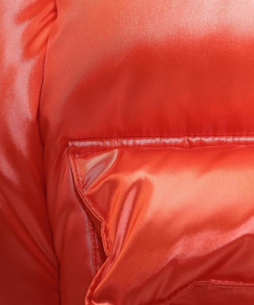 H　BEAUTY&YOUTH UNITED ARROWS（エイチビューティーアンドユースユナイテッドアローズ）の「＜H＞NYLON HIGH PRESS SHINY DOWN/ﾀﾞｳﾝｼﾞｬｹｯﾄ（ダウンジャケット/コート・メンズ・オレンジ/ネイビー・LARGE/MEDIUM/SMALL）」の13枚目の写真