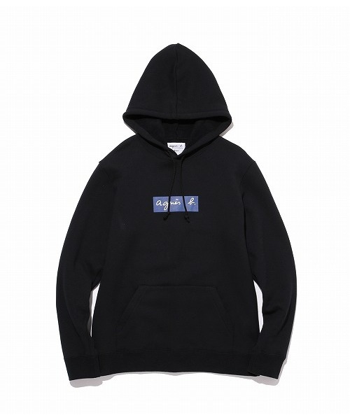 agnes b フロントロゴ パーカー アニエスベー オム ネイビー メンズ スウェット ｜agnès b. HOMME（オム）｜アニエスベー公式