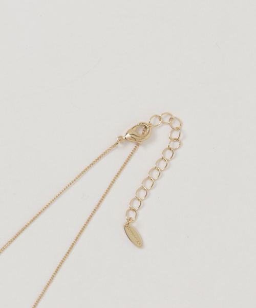 Cheek(チーク)の「【Donnaruma】Double Circle Pearl Necklace(ネックレス・レディース・ゴールド・MEDIUM)」の2枚目の写真