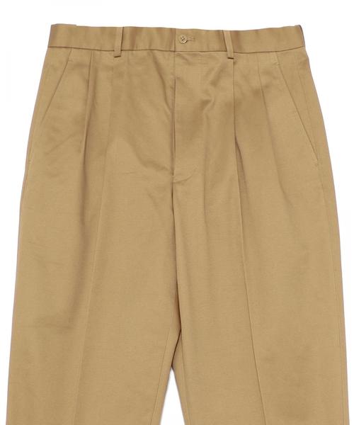 SCYE BASICS(サイベーシックス)の「<SCYE BASICS(サイベーシックス)> 2P TAPERECHINO(チノパンツ・メンズ・ダークグレー/ベージュ・36/38/40)」の4枚目の写真