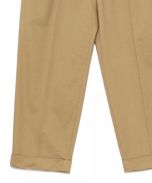 SCYE BASICS(サイベーシックス)の「<SCYE BASICS(サイベーシックス)> 2P TAPERECHINO(チノパンツ・メンズ・ダークグレー/ベージュ・36/38/40)」の5枚目の写真
