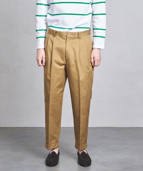 SCYE BASICS(サイベーシックス)の「<SCYE BASICS(サイベーシックス)> 2P TAPERECHINO(チノパンツ・メンズ・ダークグレー/ベージュ・36/38/40)」の16枚目の写真