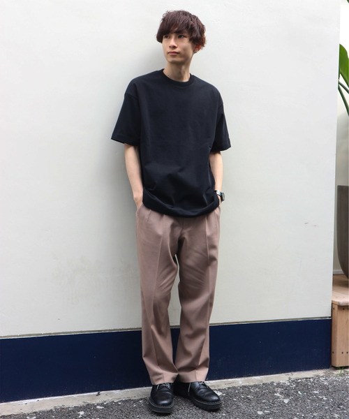 FACTOTUM（ファクトタム）の「【FACTOTUM】オーバーサイズハーフスリーブTシャツ（Tシャツ/カットソー・メンズ・ホワイト/ブラック/ネイビー・44/46/48）」の15枚目の写真