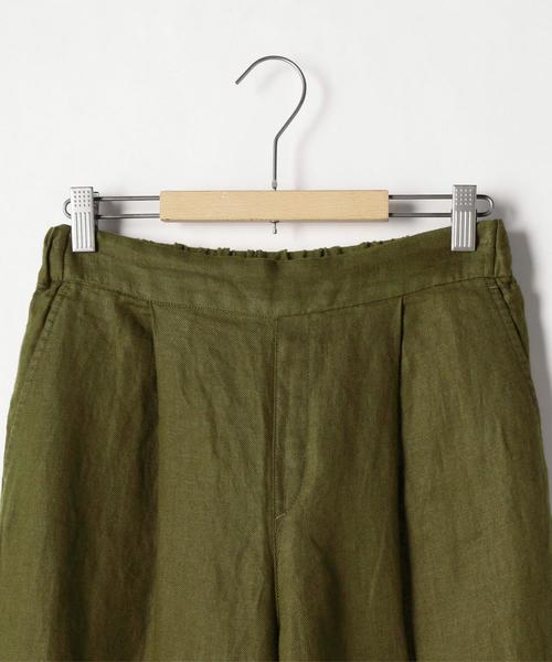 coen（コーエン）の「フレンチリネンツイルパンツⅠ(XL⇒WEB限定)（その他パンツ・レディース・ベージュ/カーキ/ネイビー・SMALL/MEDIUM/X-LARGE/LARGE）」の6枚目の写真