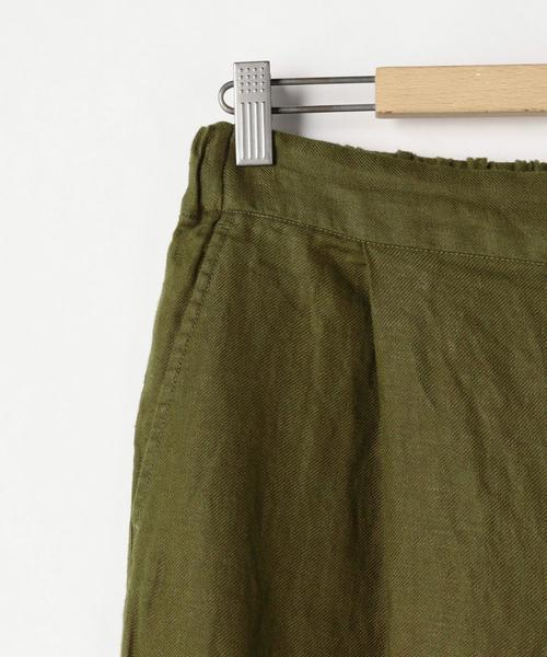 coen（コーエン）の「フレンチリネンツイルパンツⅠ(XL⇒WEB限定)（その他パンツ・レディース・ベージュ/カーキ/ネイビー・SMALL/MEDIUM/X-LARGE/LARGE）」の7枚目の写真