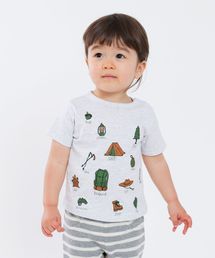 SHIPS | SHIPS KIDS:クライミング プリント TEE(80～90cm)(Tシャツ/カットソー)
