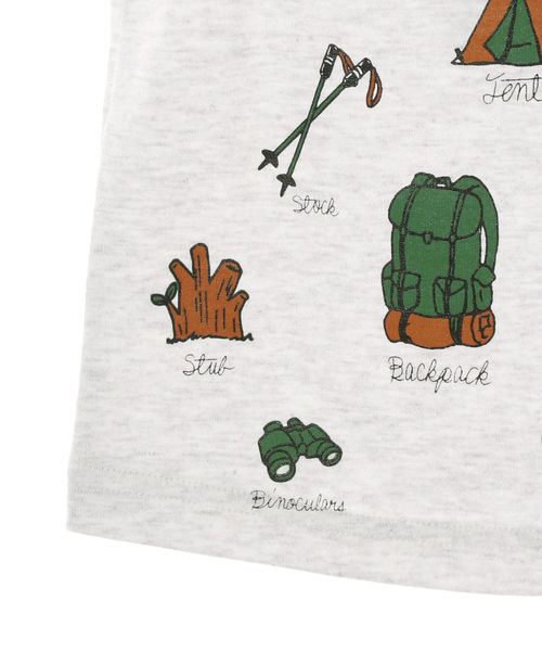 SHIPS（シップス）の「SHIPS KIDS:クライミング プリント TEE(80～90cm)（Tシャツ/カットソー・キッズ・グレー/ブルー・80/90）」の6枚目の写真