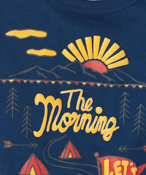 SHIPS（シップス）の「SHIPS KIDS:クライミング プリント TEE(80～90cm)（Tシャツ/カットソー・キッズ・グレー/ブルー・80/90）」の11枚目の写真