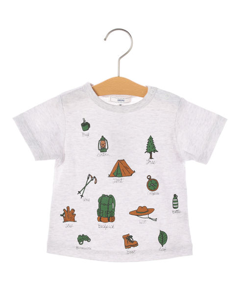 SHIPS（シップス）の「SHIPS KIDS:クライミング プリント TEE(80～90cm)（Tシャツ/カットソー・キッズ・グレー/ブルー・80/90）」の12枚目の写真