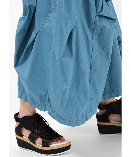 mercibeaucoup,（メルシーボークー）の「Ｂ：かるツイル（Ｓ）（スカート・レディース・ブラック/カーキ/ブルー・01）」の5枚目の写真