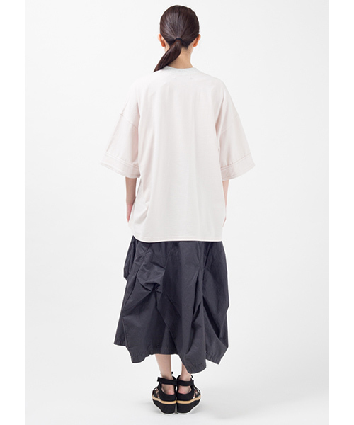 mercibeaucoup,（メルシーボークー）の「Ｂ：かるツイル（Ｓ）（スカート・レディース・ブラック/カーキ/ブルー・01）」の12枚目の写真