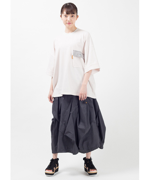 mercibeaucoup,（メルシーボークー）の「Ｂ：かるツイル（Ｓ）（スカート・レディース・ブラック/カーキ/ブルー・01）」の13枚目の写真