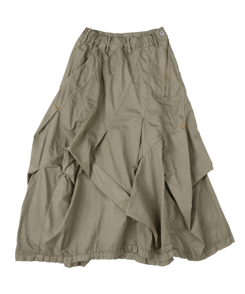 mercibeaucoup,（メルシーボークー）の「Ｂ：かるツイル（Ｓ）（スカート・レディース・ブラック/カーキ/ブルー・01）」の17枚目の写真